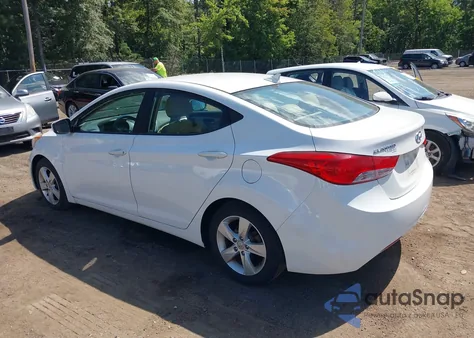 2013 Hyundai Elantra Gls из США, поврежденный, VIN 5NPDH4AE6DH406711
